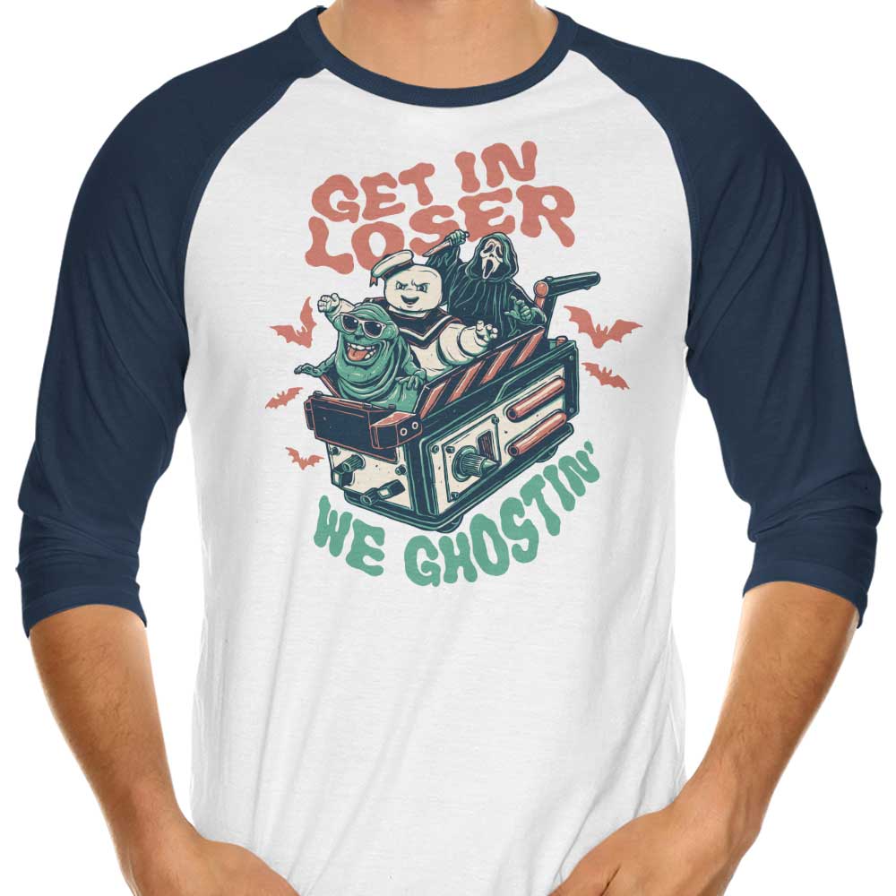Momma Gorilla's 'We Ghostin' 3/4 Sleeve Raglan Stylish T-Shirt
