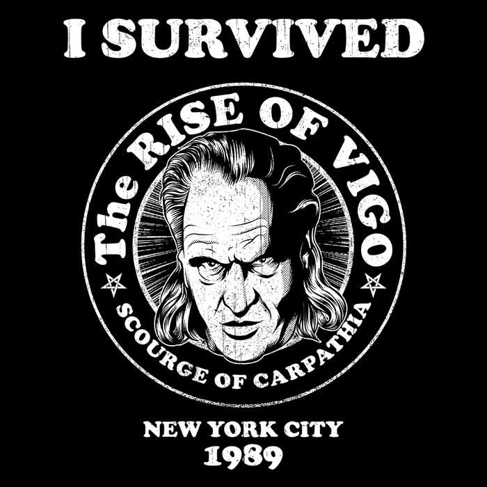 Men's 'I Survived Vigo' Apparel - T-Shirts in Various Sizes