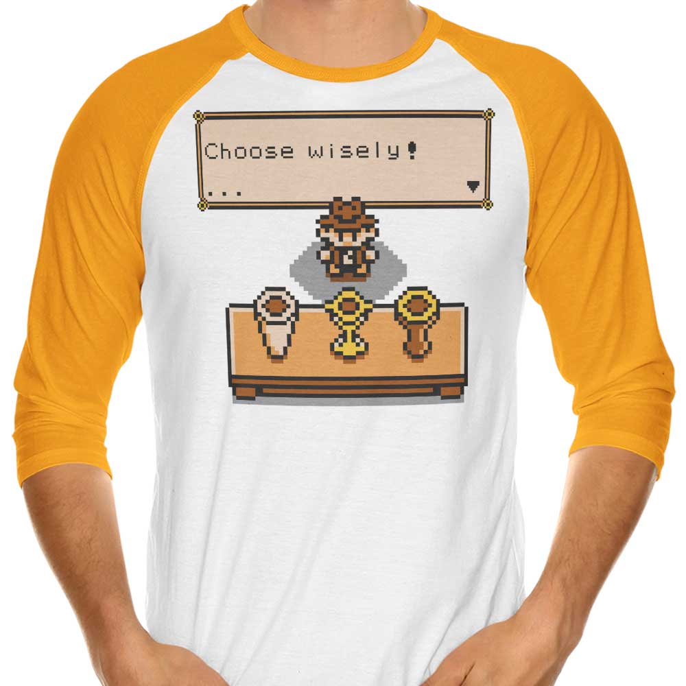 Select Your Holy Grail - 3/4 Sleeve Stylish Raglan T-Shirt