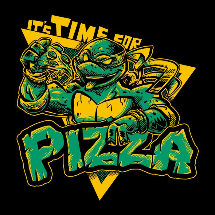 Studio Yumie's Pizza Time - Stylish Men's T-Shirts Collection