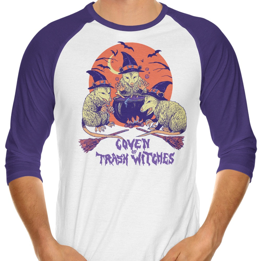Episode 9: Gathering of Garbage Witches - Three - Quarter Sleeve Raglan Style T - Shirt