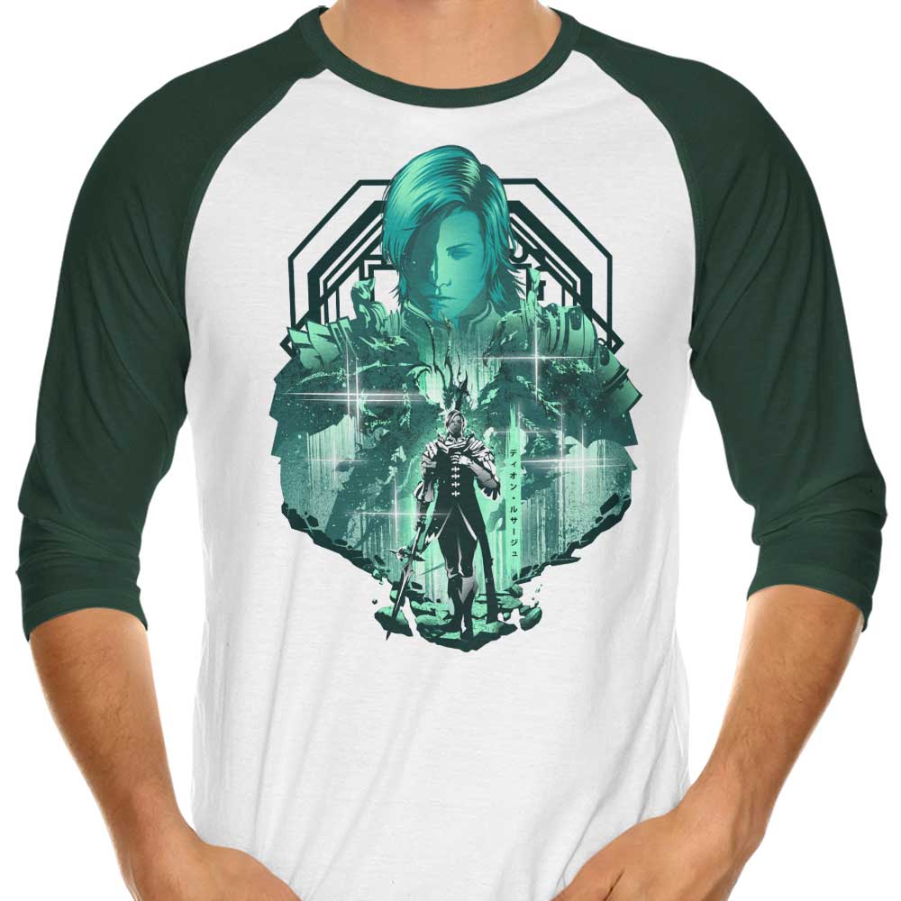 Hypertwenty's Power of Bahumut 3/4 Sleeve Raglan Stylish T-Shirt