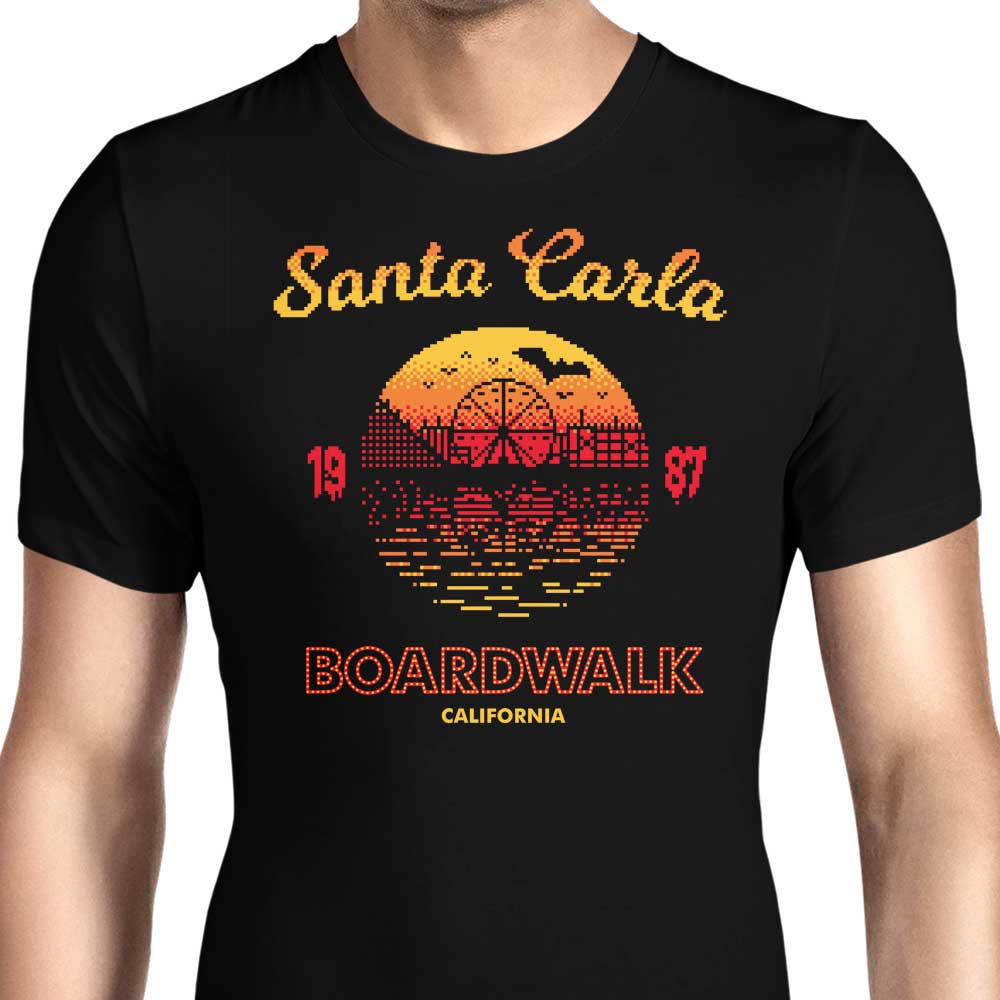 Stationjack's Santa Carla Sunset Men's Fashionable T - Shirts