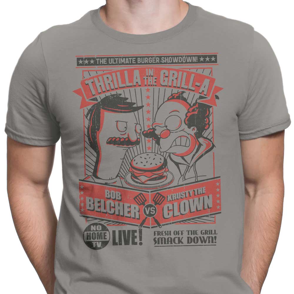 Deep Fried Art's Thrilla in the Grill-a Men's Comfortable Apparel