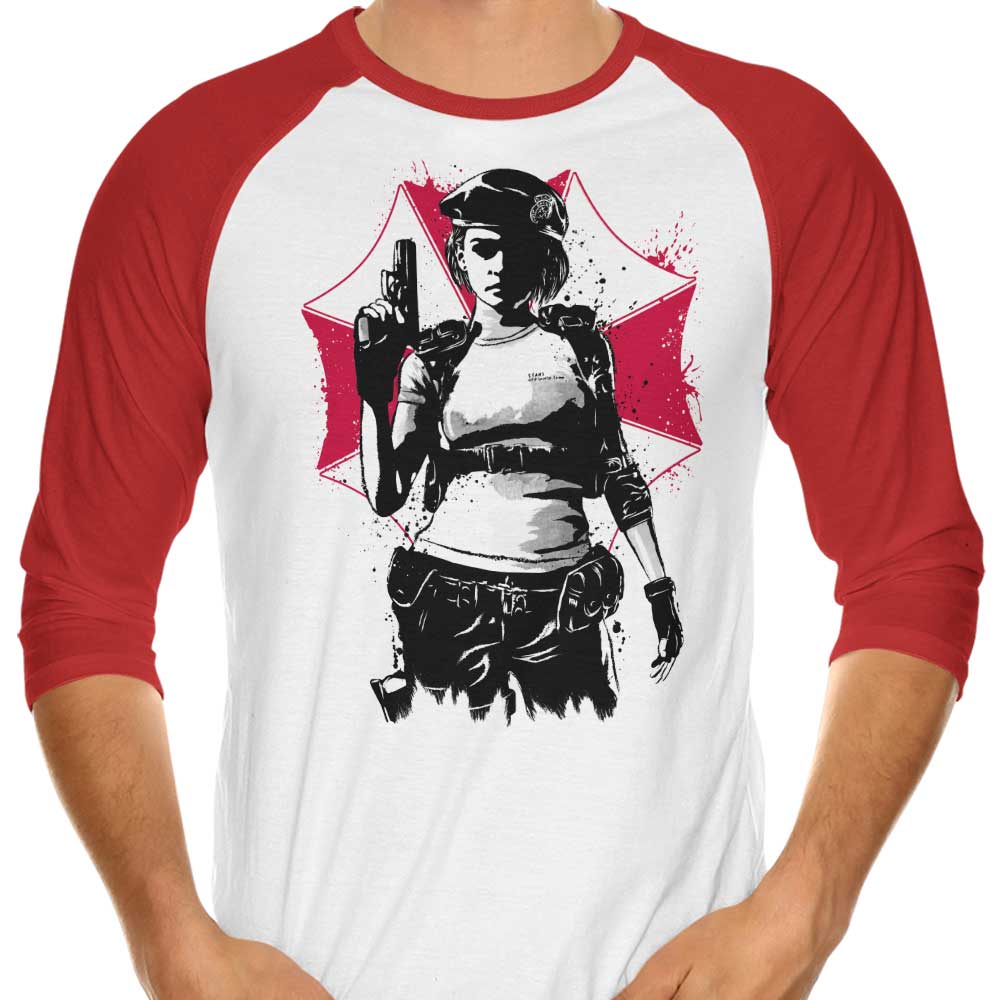 Dr. Monekers' Alpha Team 3/4 Sleeve Stylish Raglan T-Shirt