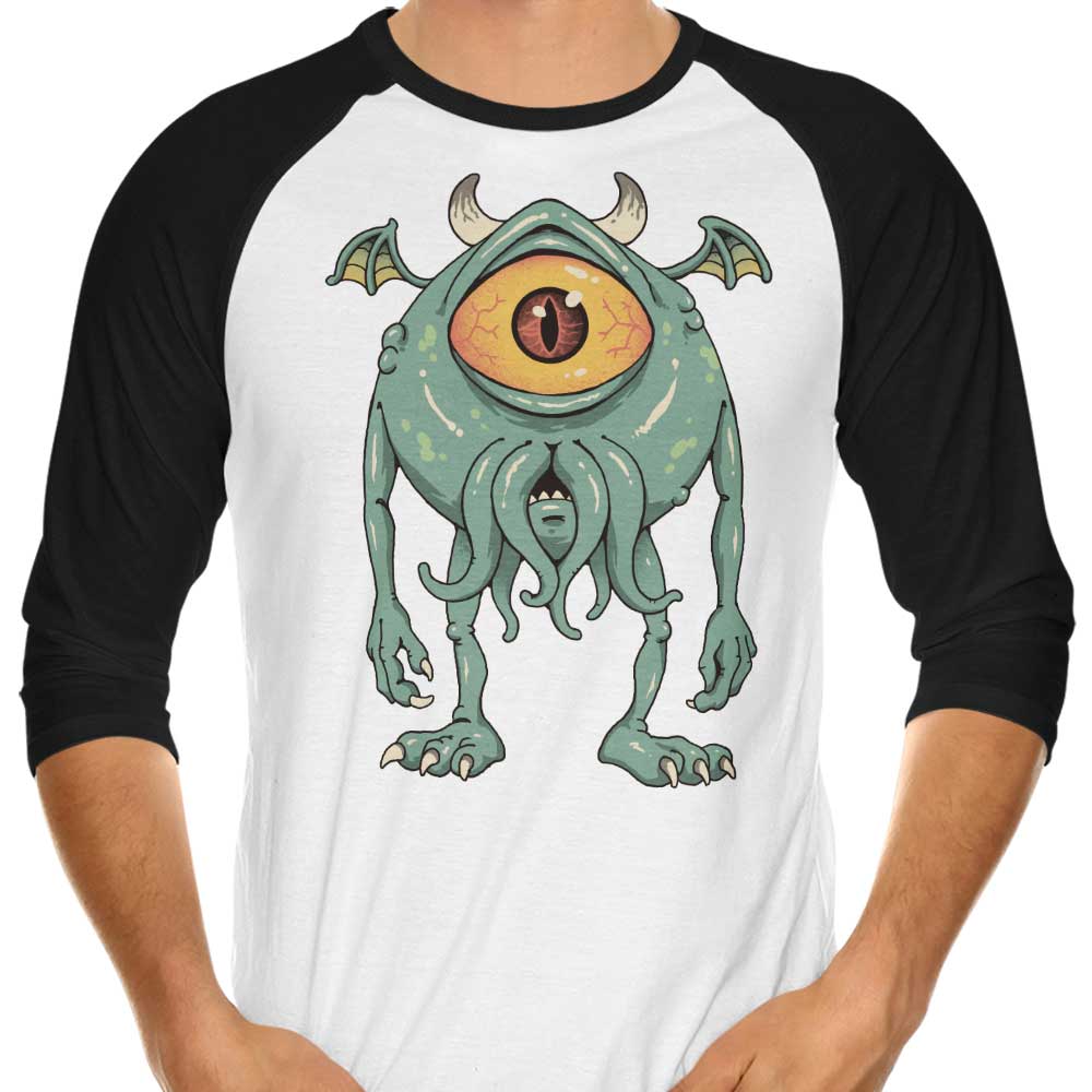 XENOS Cthulhu Inc Stylish 3/4 Sleeve Raglan T - Shirt