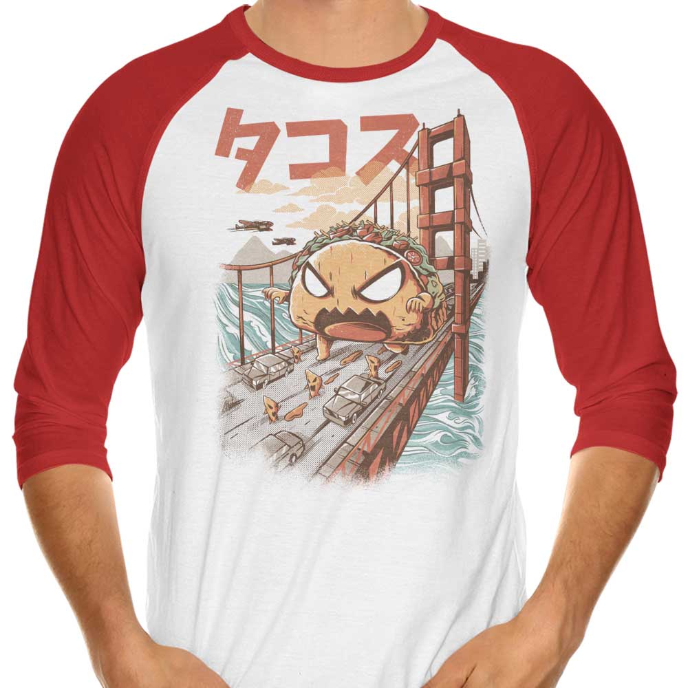 Ilustrata's Takaiju Three - Quarter Sleeve Raglan Style T - Shirt