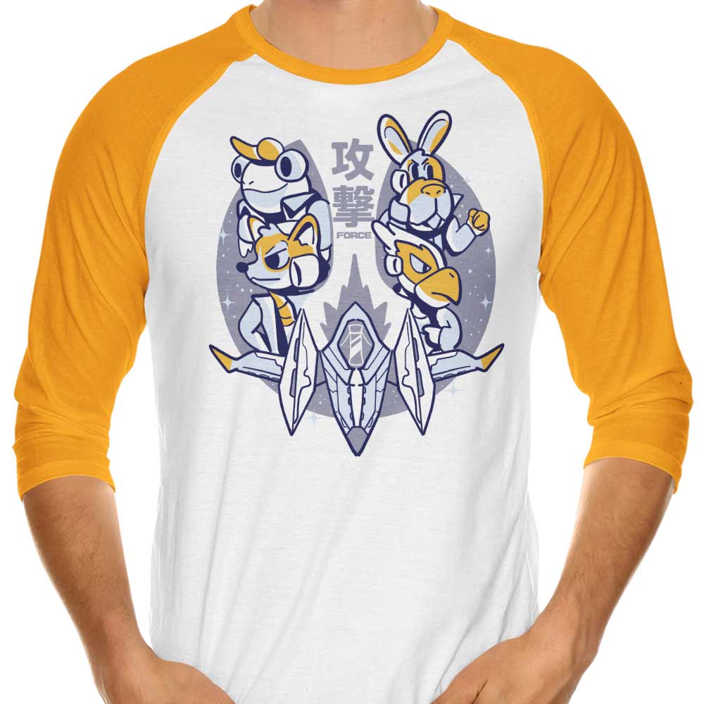 Sketchdemao's Strike Force 3/4 Sleeve Stylish Raglan T-Shirt