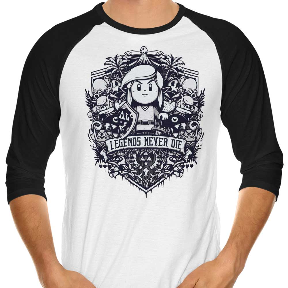 StudioM6's Awakening Legends 3/4 Sleeve Raglan Style T-Shirt for a Stylish Look