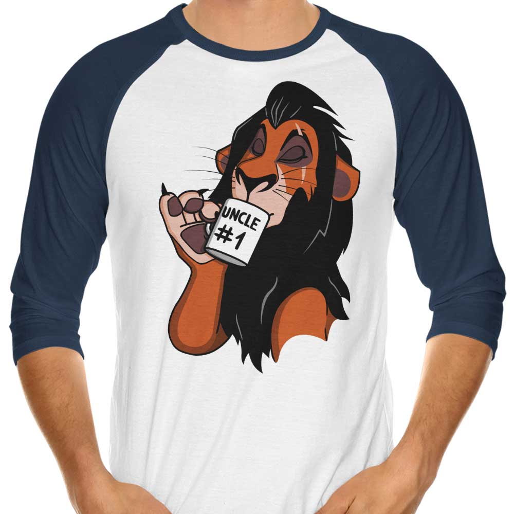 The World's Most Outstanding Uncle - 3/4 Sleeve Raglan Style T-Shirt