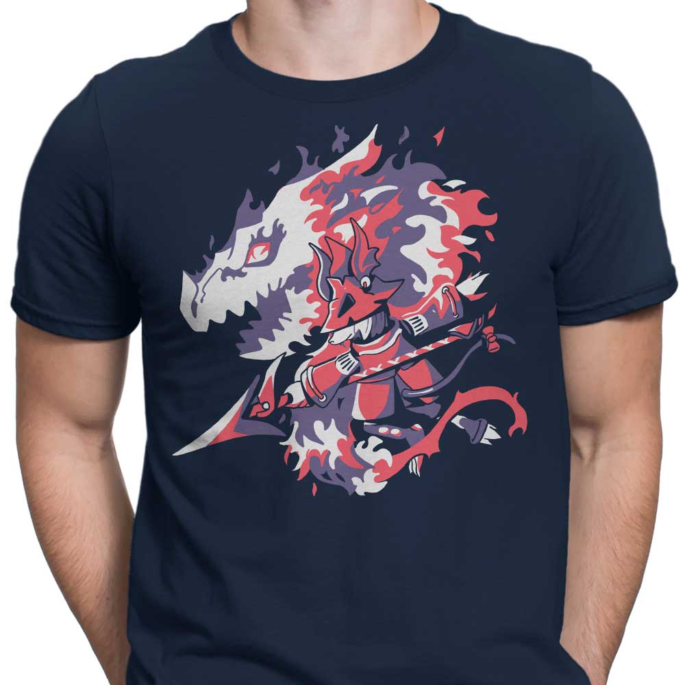 Sketchdemao Men's Dragon Knight T-Shirts in Various Sizes