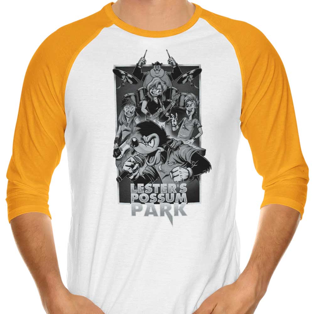 Possum Park Three - Quarter Sleeve Raglan Style T - Shirt for Everyday Wear