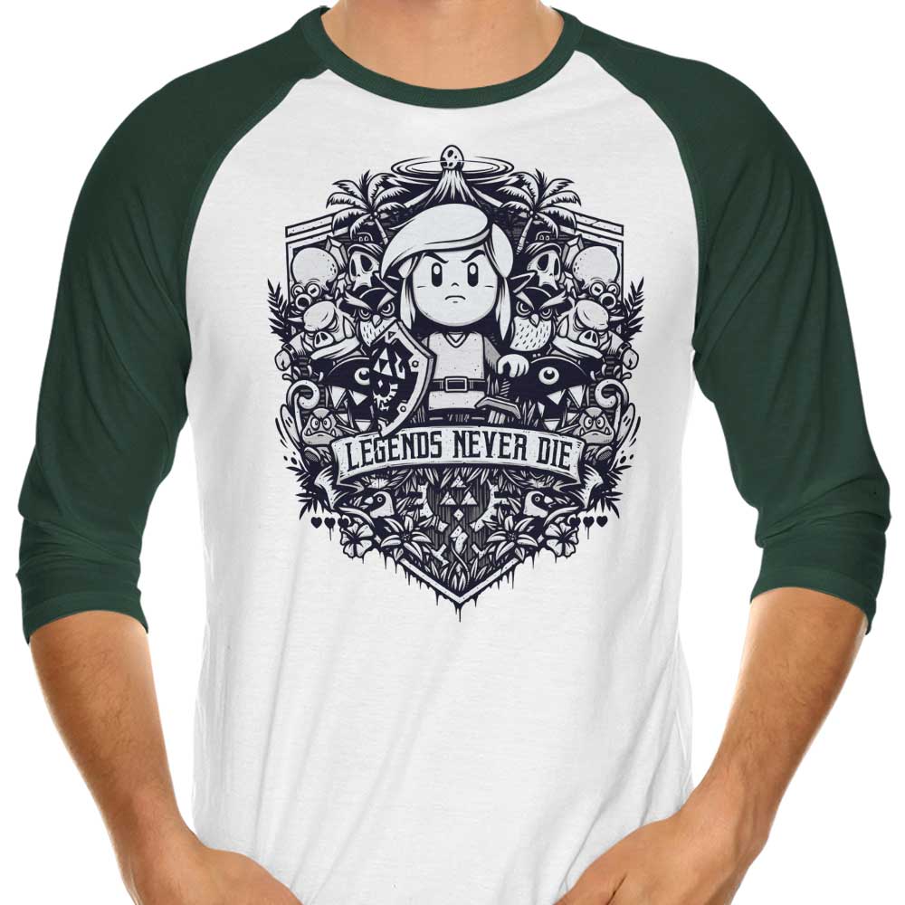 StudioM6's Awakening Legends 3/4 Sleeve Raglan Style T-Shirt for a Stylish Look