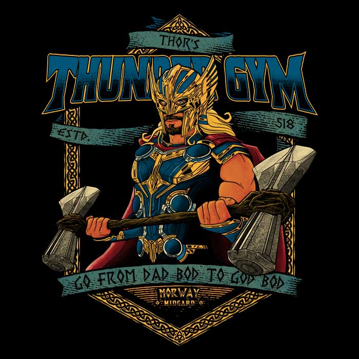Thunder Gym Men's Athletic Apparel Collection