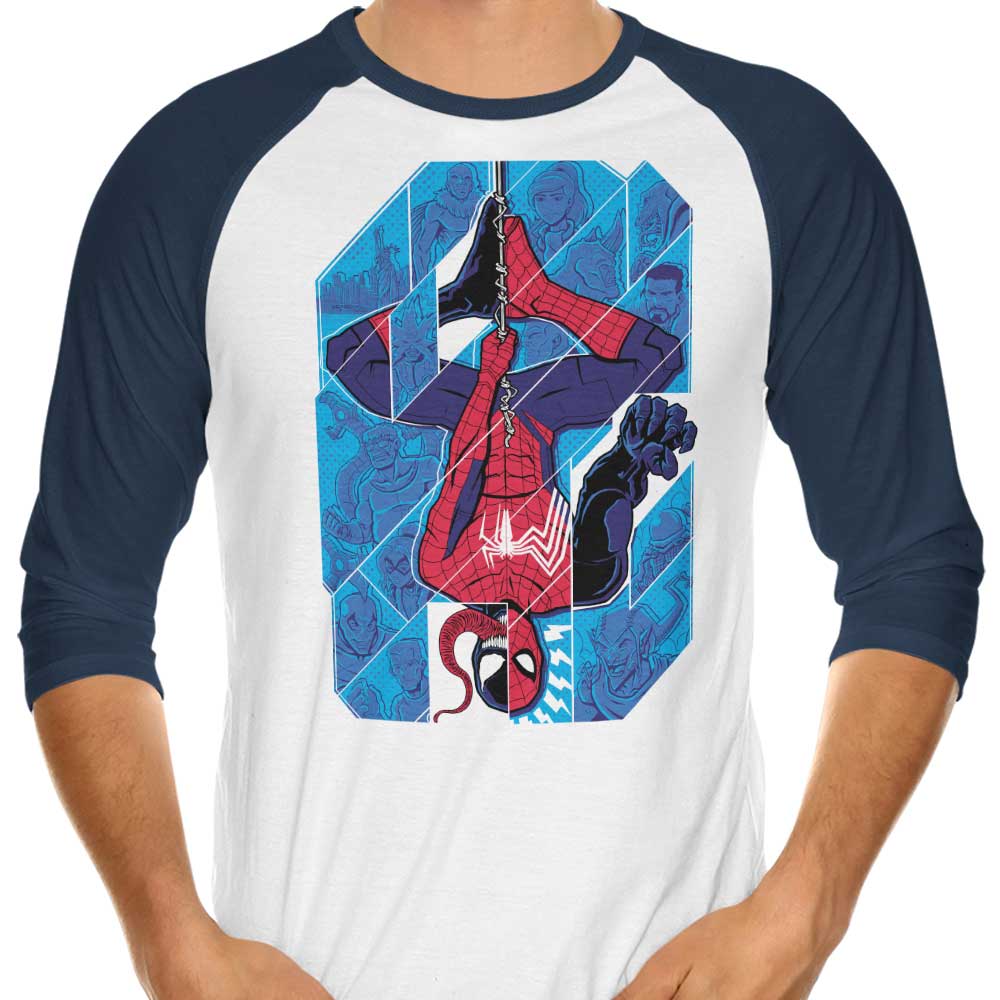 Powerful Design - 3/4 Sleeve Raglan Style T-Shirt for Stylish Wear
