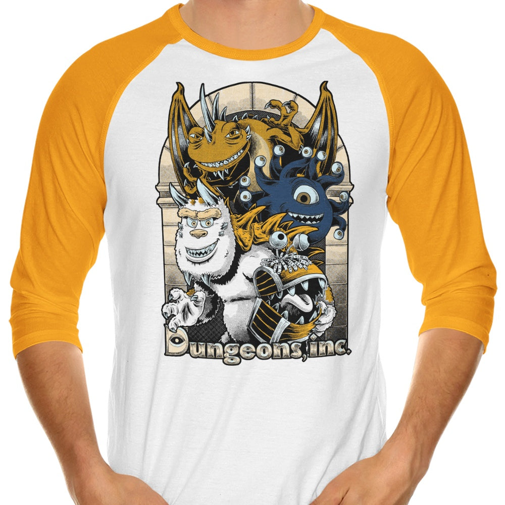 Episode 4: Dungeons Inc - Three - Quarter Sleeve Raglan Style T - Shirt for Casual Wear