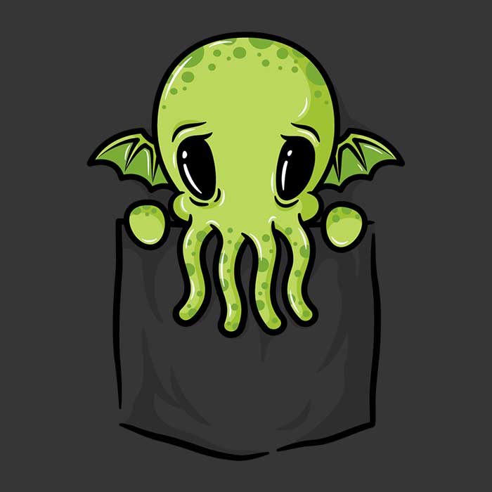 Pocket Cthulhu Men's Comfortable and Stylish Apparel