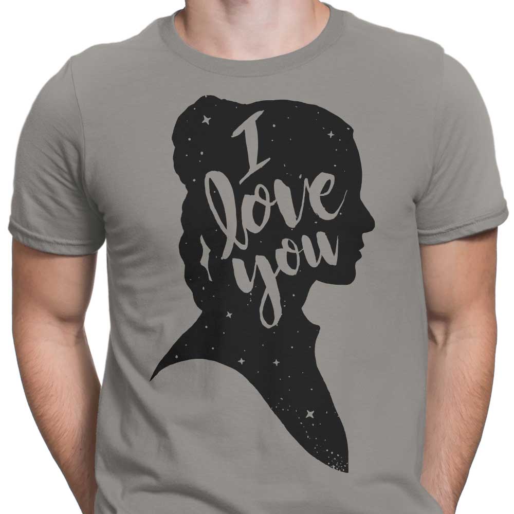 Men's 'I Love You' Apparel: T-Shirts in Various Sizes