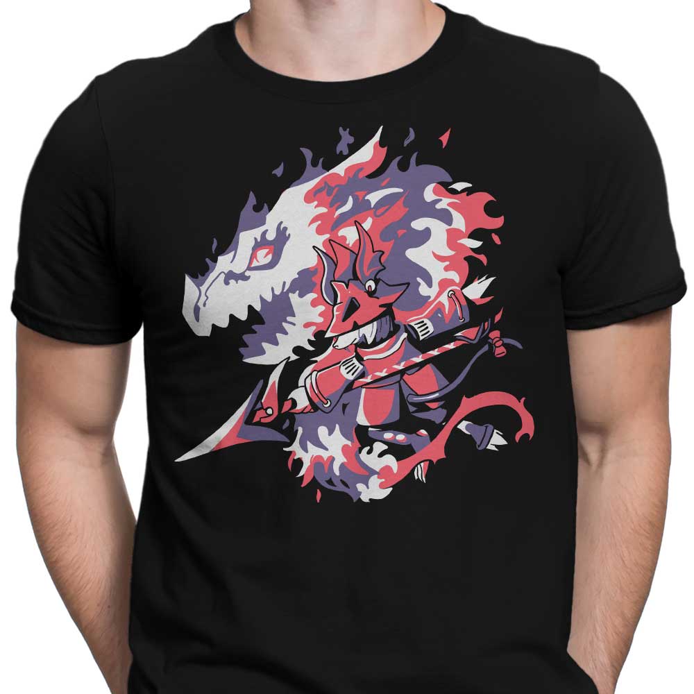 Sketchdemao Men's Dragon Knight T-Shirts in Various Sizes