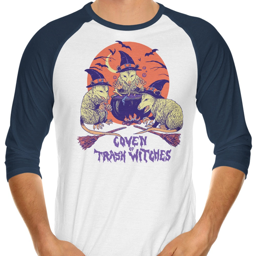 Episode 9: Gathering of Garbage Witches - Three - Quarter Sleeve Raglan Style T - Shirt