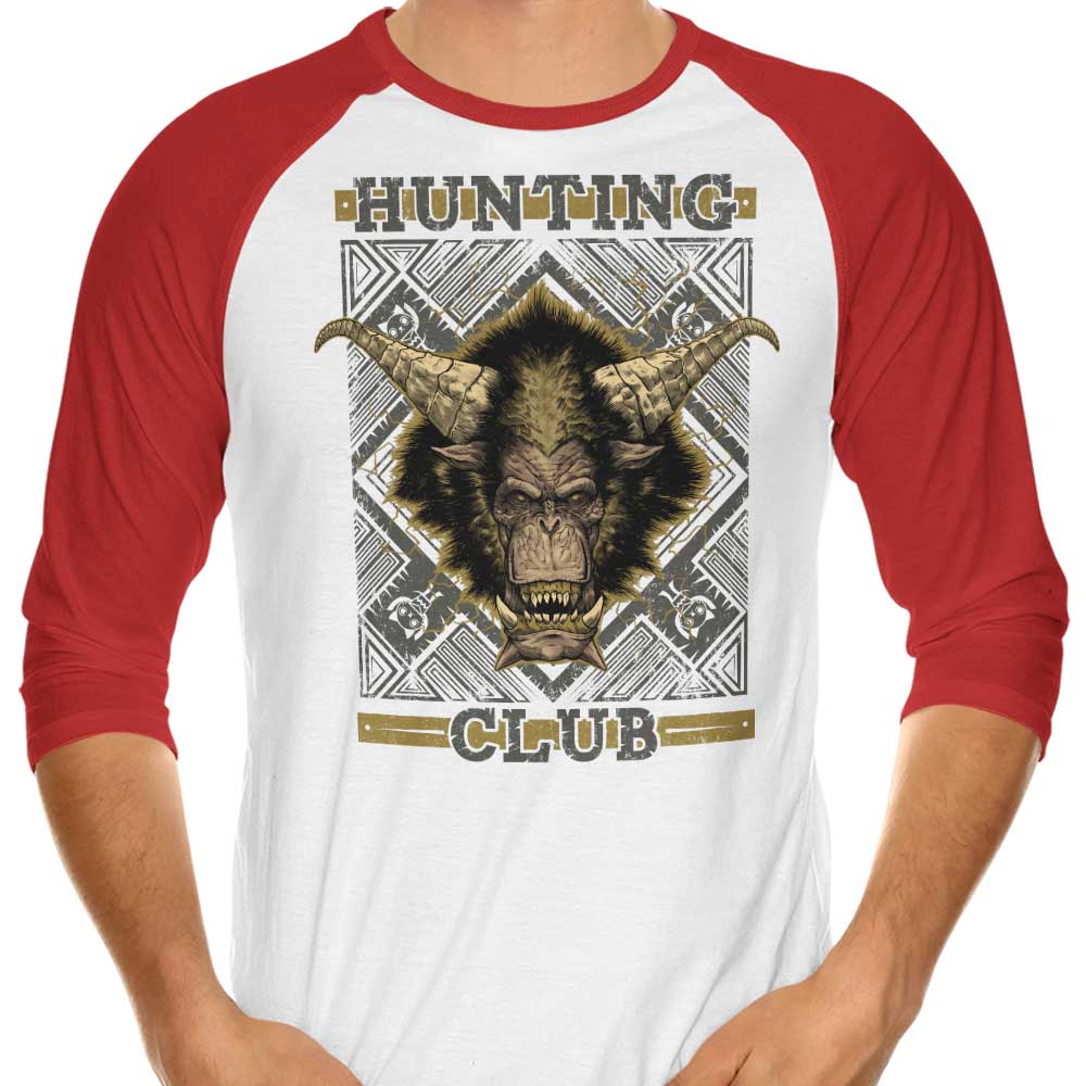 Adam Works Hunting Club Rajang 3/4 Sleeve Raglan Stylish T-Shirt