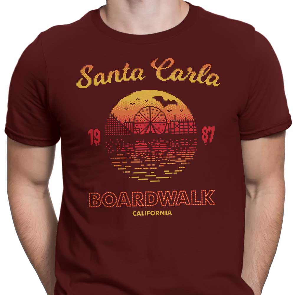 Stationjack's Santa Carla Sunset Men's Fashionable T - Shirts