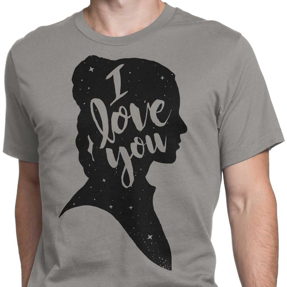 Men's 'I Love You' Apparel: T-Shirts in Various Sizes