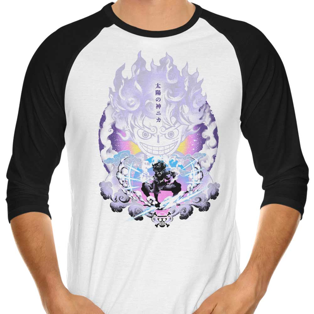 Hypertwenty's Stylish 3/4 Sleeve Awakened Fifth Raglan T-Shirt