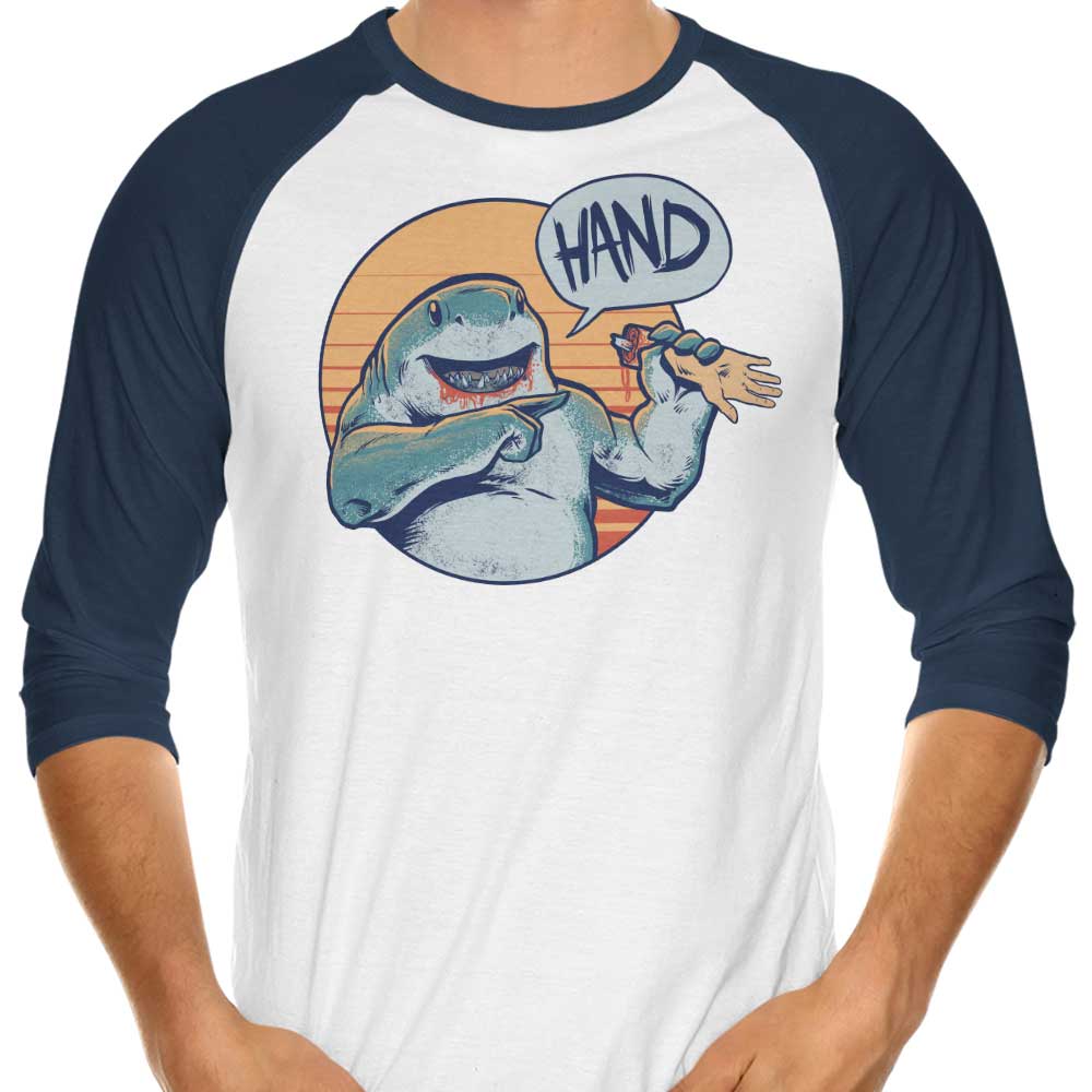 Stylish Handmade Three - Quarter Sleeve Raglan T - Shirt for Fashion Enthusiasts