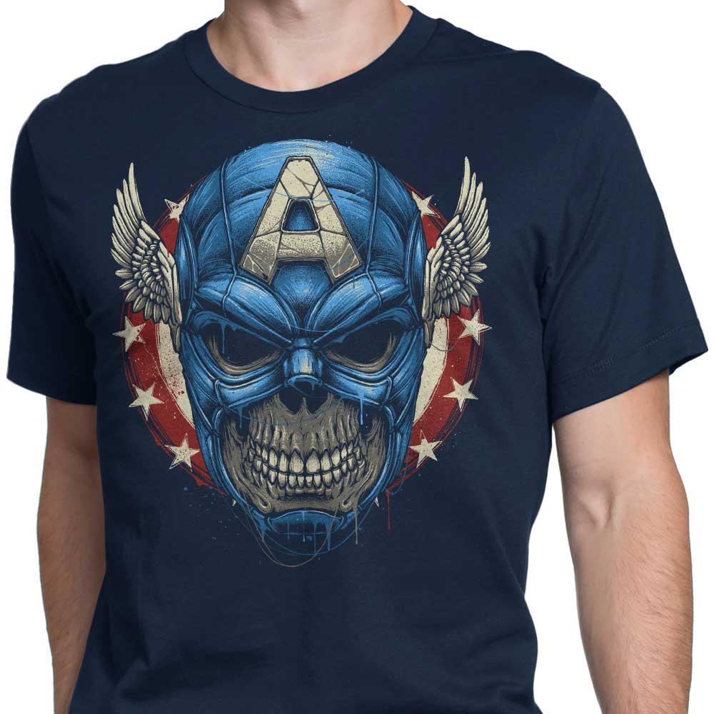 Men's Star Spangled Skull Apparel - T-Shirts in Various Sizes