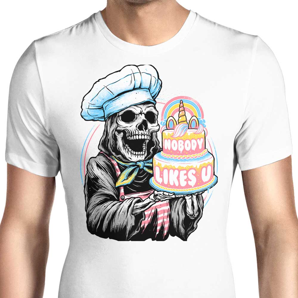 Glitchygorilla's Doom Cake Men's T-Shirts in Various Sizes