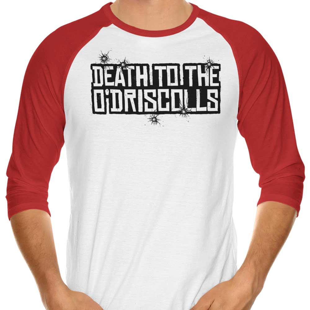 Paula Garcia's 'Death to the Gang' 3/4 Sleeve Raglan Style T-Shirt for Fashion Enthusiasts