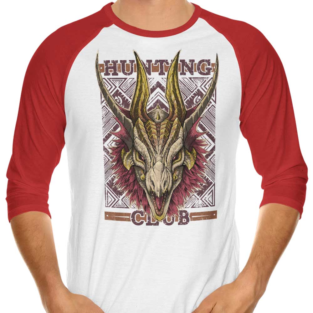 Adam Works Hunting Club Malzeno 3/4 Sleeve Raglan Stylish T-Shirt