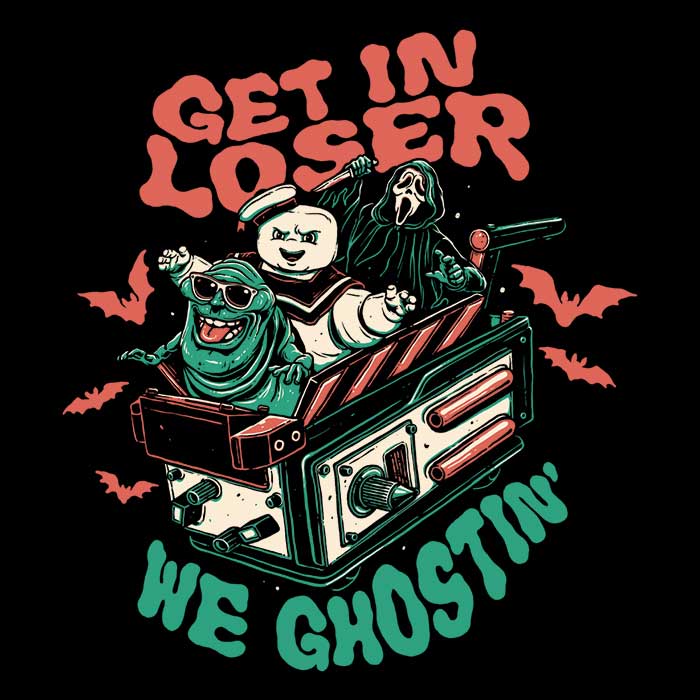 Momma Gorilla's 'We Ghostin' 3/4 Sleeve Raglan Stylish T-Shirt