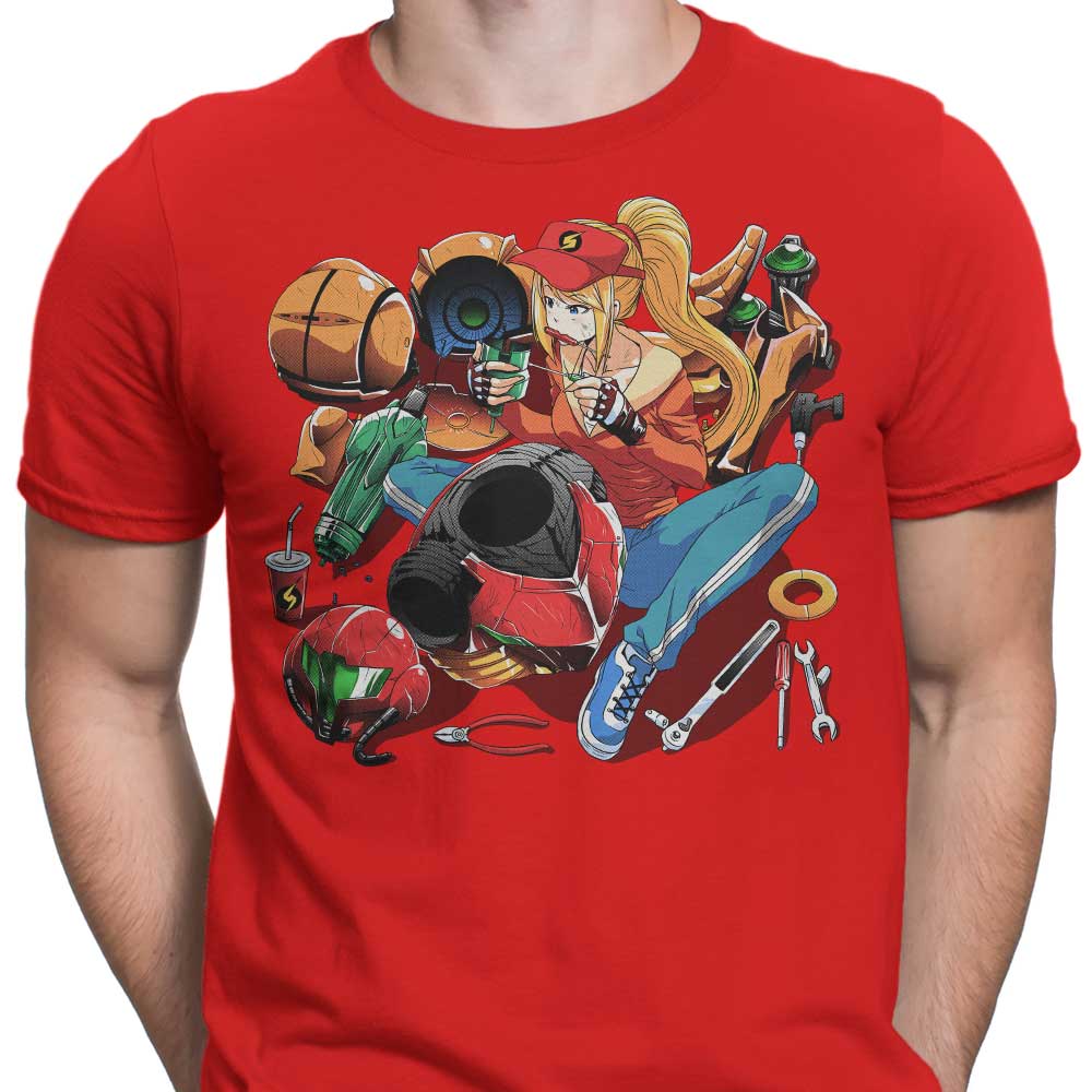 Men's Samus Repairing Apparel Collection by Coinbox Tees