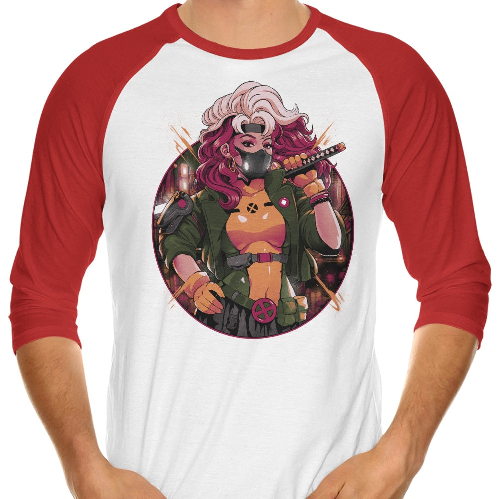 Bruno Mota's Samurai Mutant 3/4 Sleeve Raglan Style Men's T-Shirt