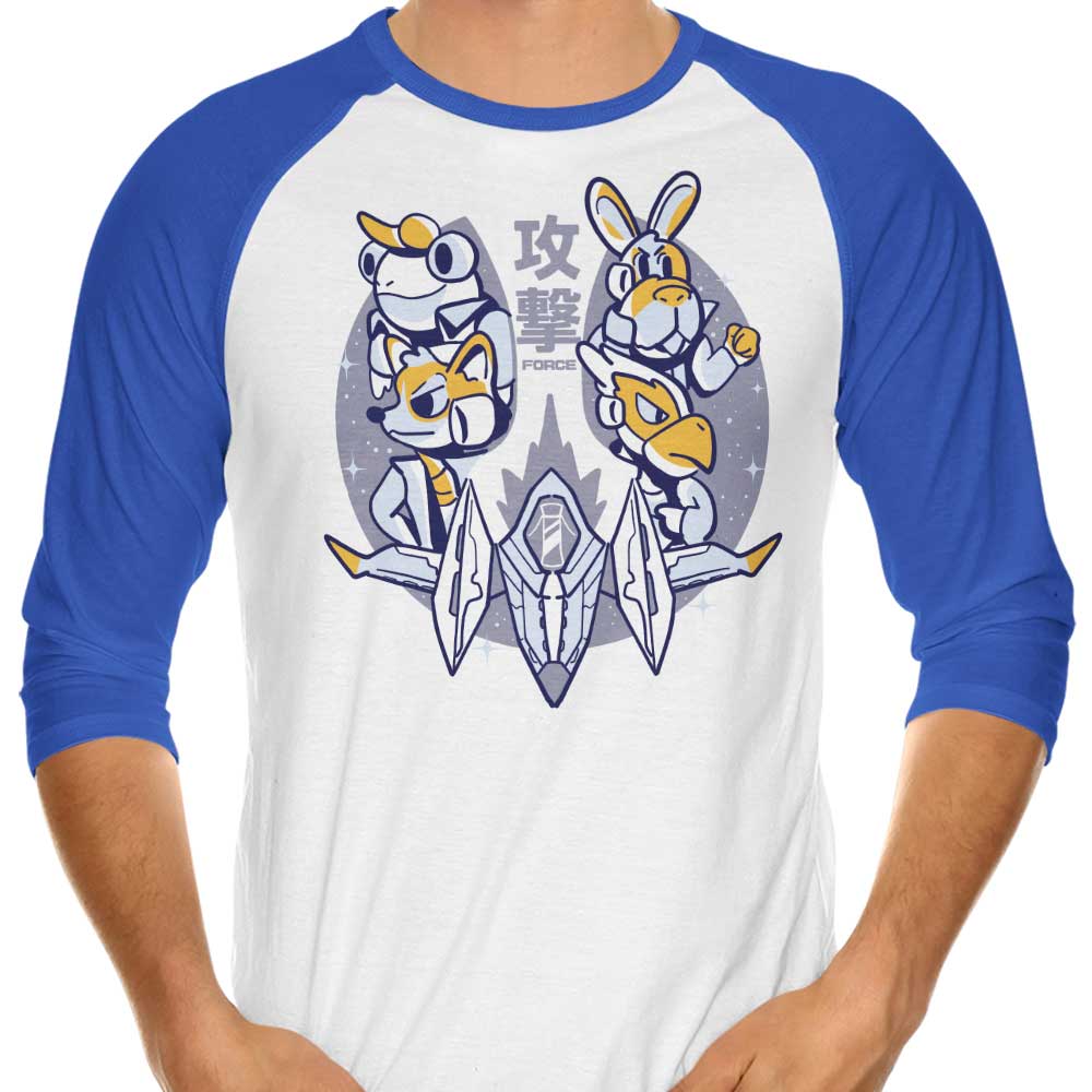 Sketchdemao's Strike Force 3/4 Sleeve Stylish Raglan T-Shirt