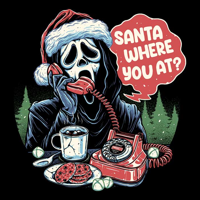 Momma Gorilla's 3/4 Sleeve Raglan T-Shirt - 'Santa Where You At'