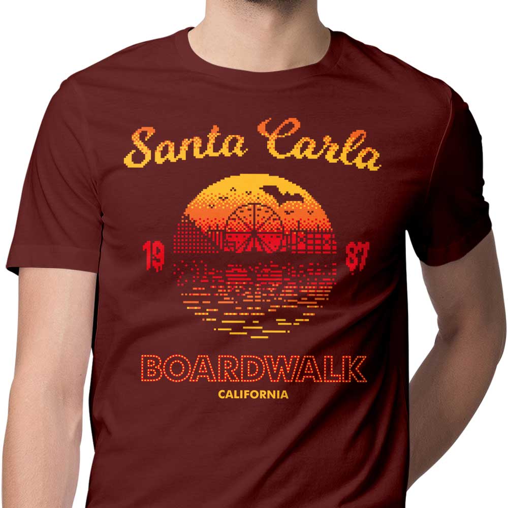 Stationjack's Santa Carla Sunset Men's Fashionable T - Shirts