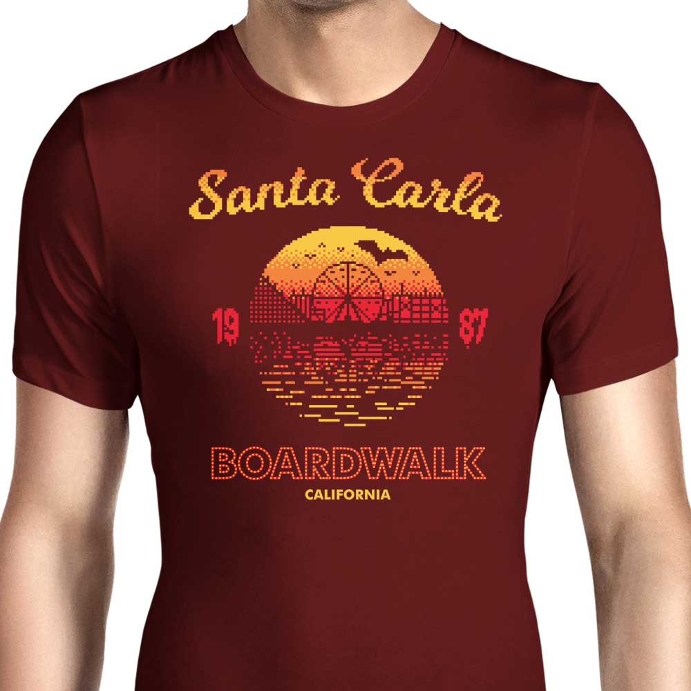 Stationjack's Santa Carla Sunset Men's Fashionable T - Shirts