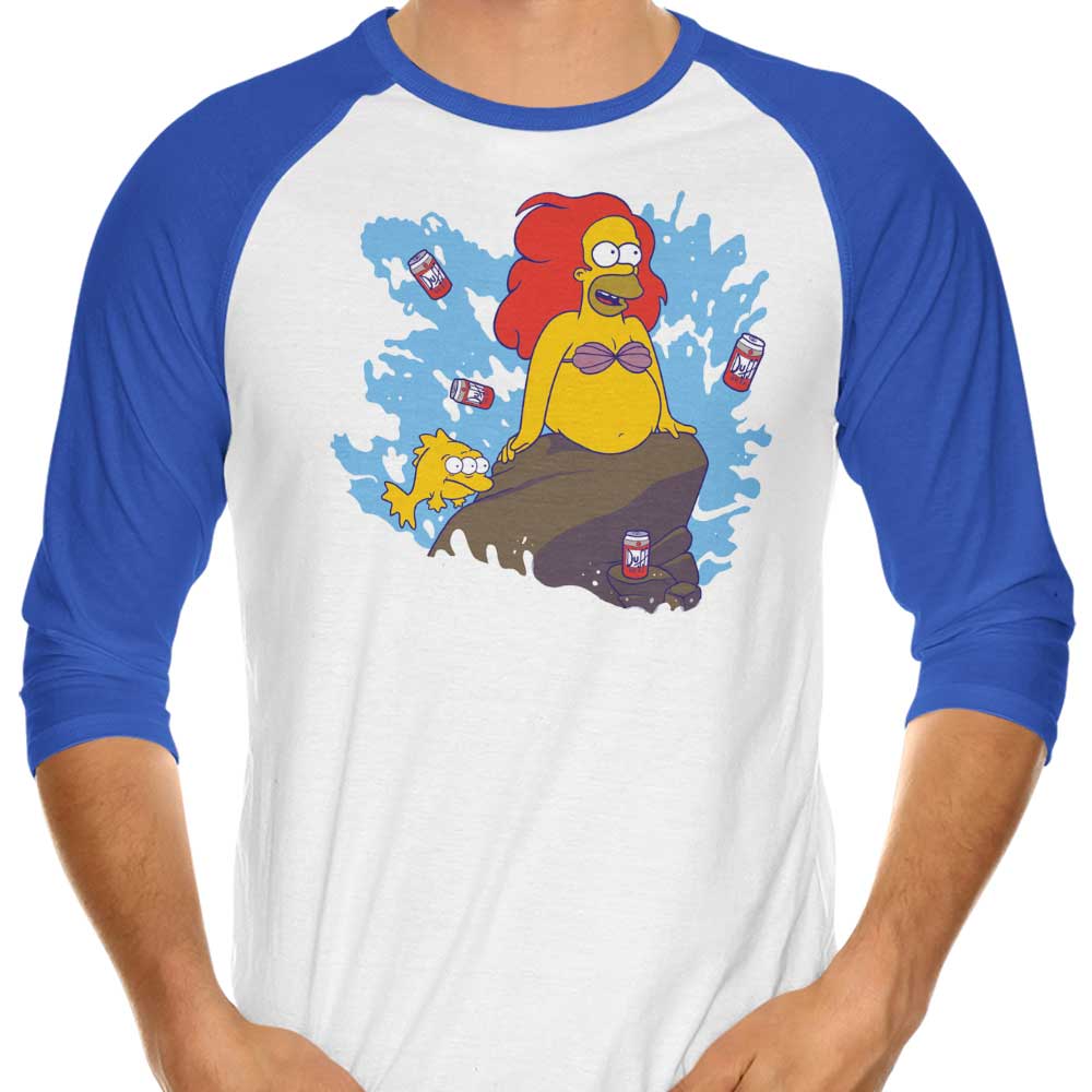 Leepianti's Charming Little Beerman 3/4 Sleeve Raglan T - Shirt
