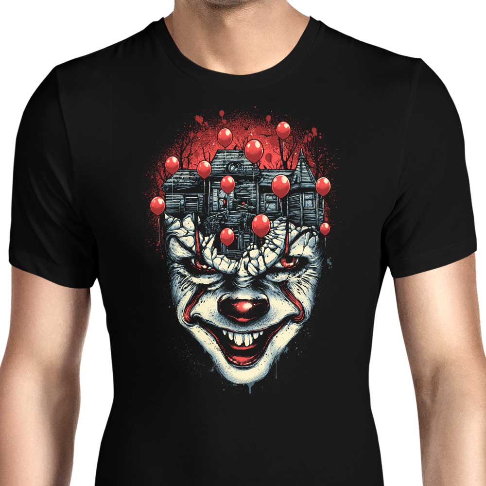 Stylish Red Balloons Men's Apparel - T-Shirts in Various Sizes