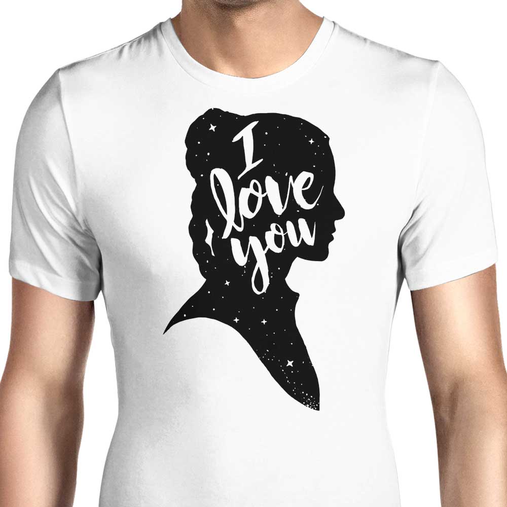 Men's 'I Love You' Apparel: T-Shirts in Various Sizes