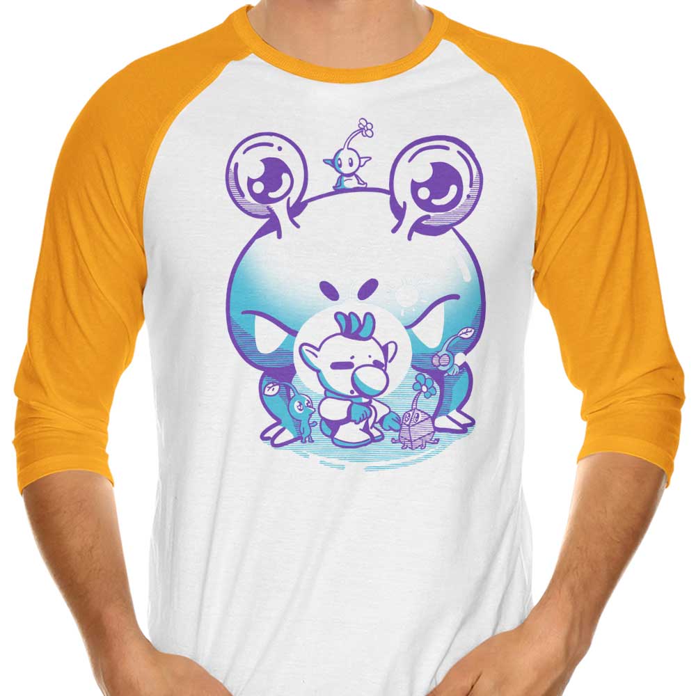 Sketchdemao 3/4 Sleeve Raglan T-Shirt - Say Hello to the Captain