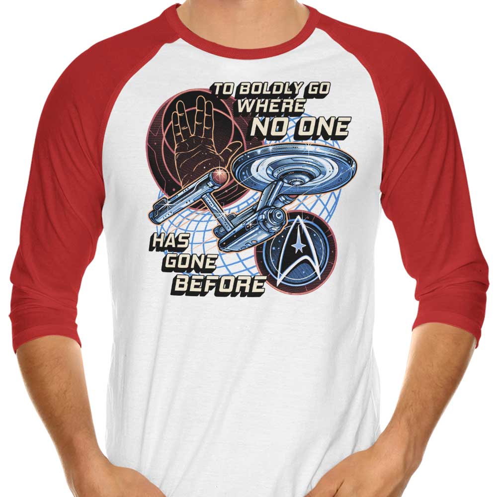 Glitchygorilla's 'To the Stars' 3/4 Sleeve Raglan Style T-Shirt