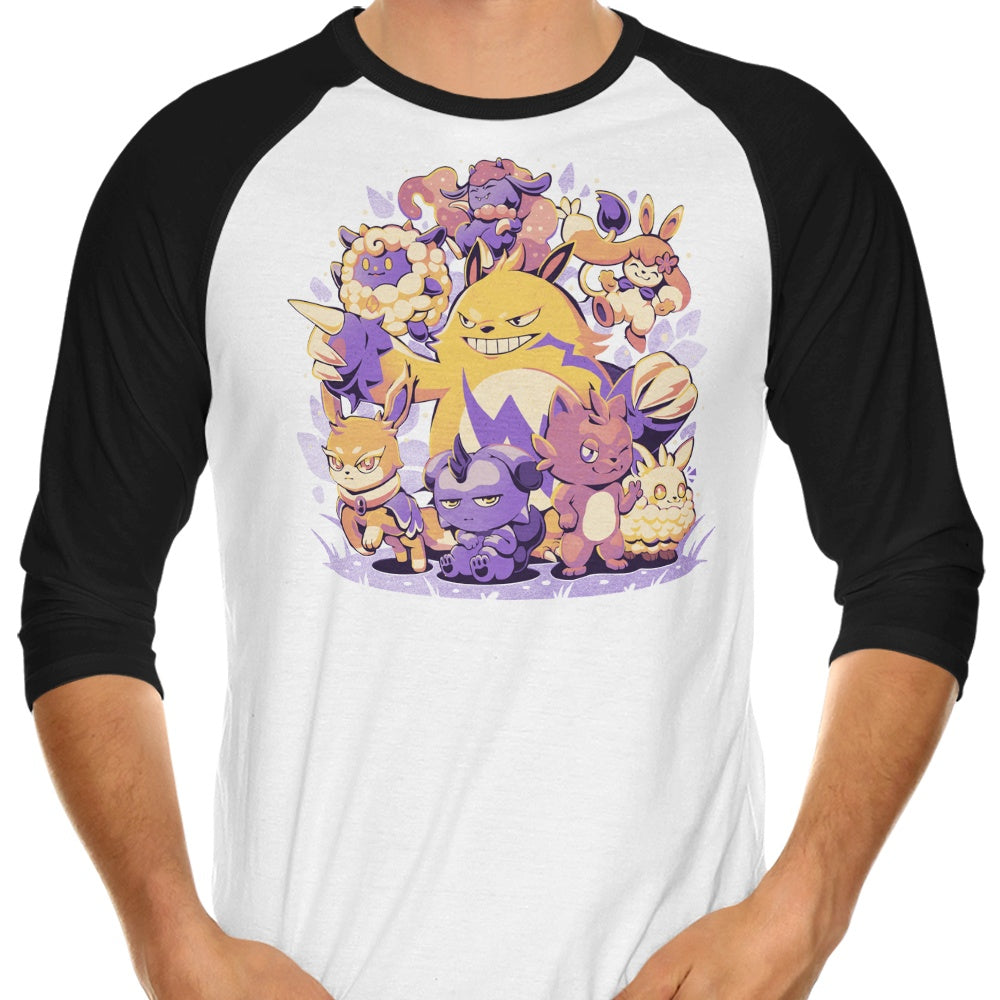 Edu.ely's Pal Friends 3/4 Sleeve Raglan Stylish T-Shirt