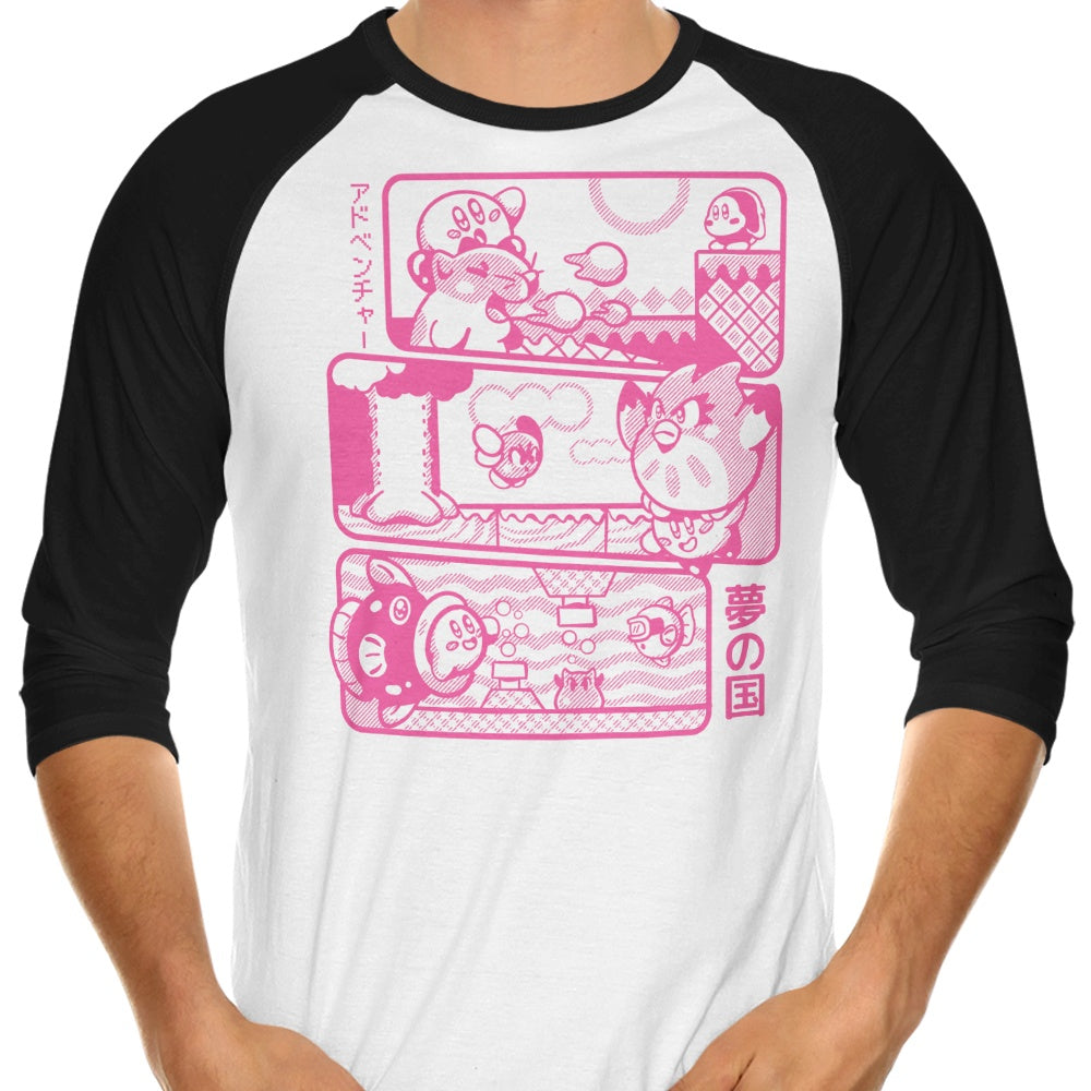 Sketchdemao's Saving Dreamland 3/4 Sleeve Raglan Stylish T-Shirt