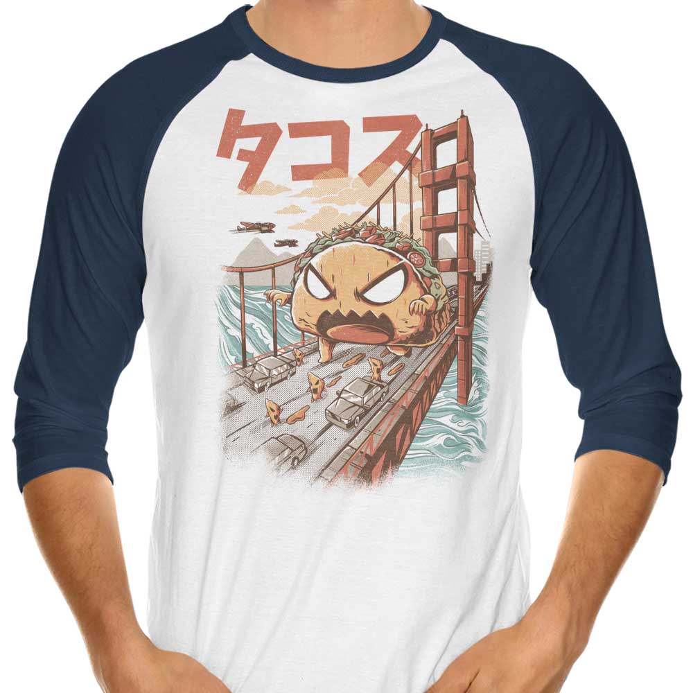 Ilustrata's Takaiju Three - Quarter Sleeve Raglan Style T - Shirt