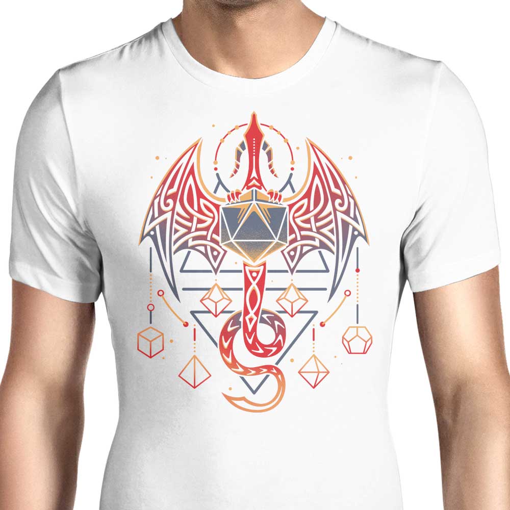 Celtic Dragon Dice-themed Men's Clothing Apparel