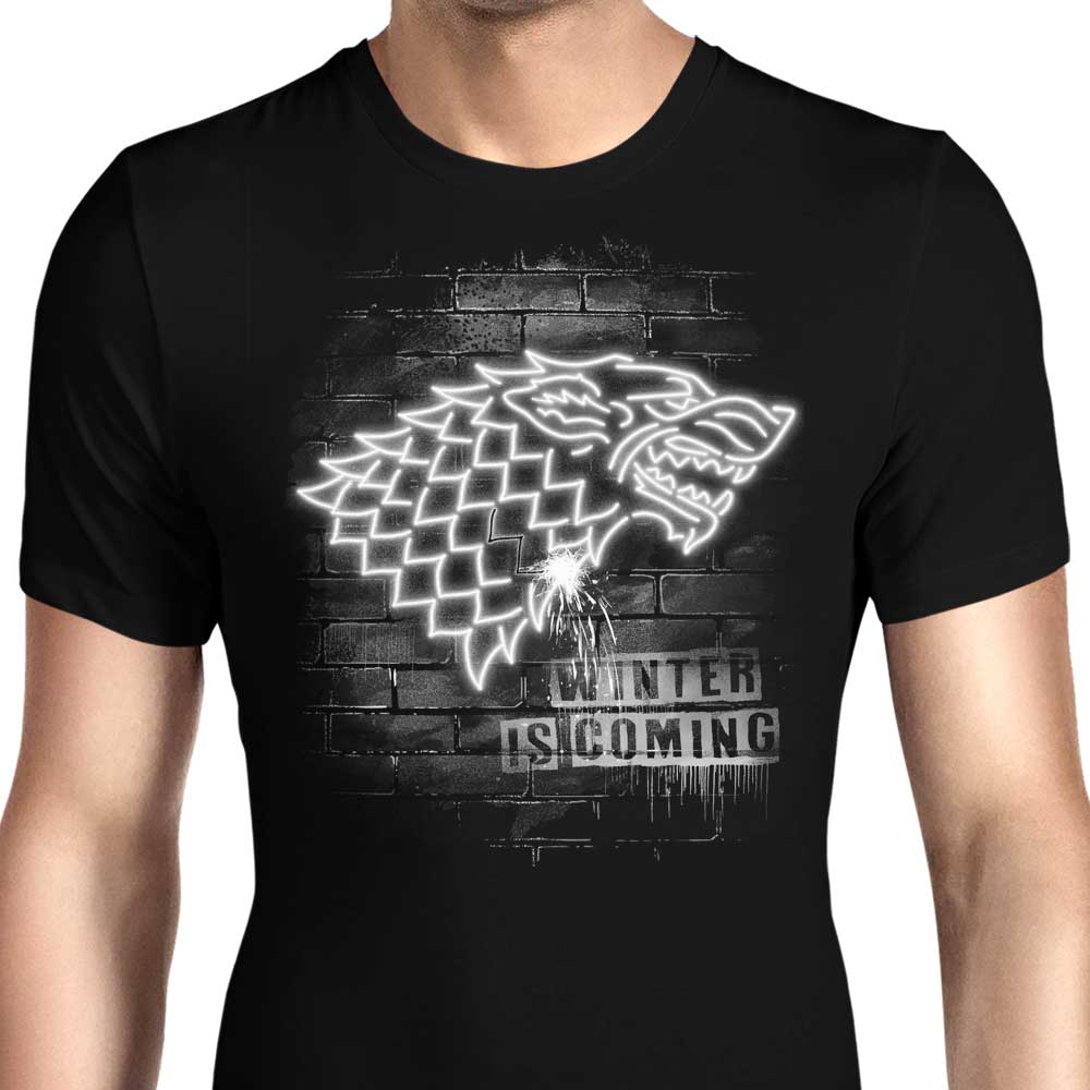 Stylish Neon Wolf Men's Clothing Apparel